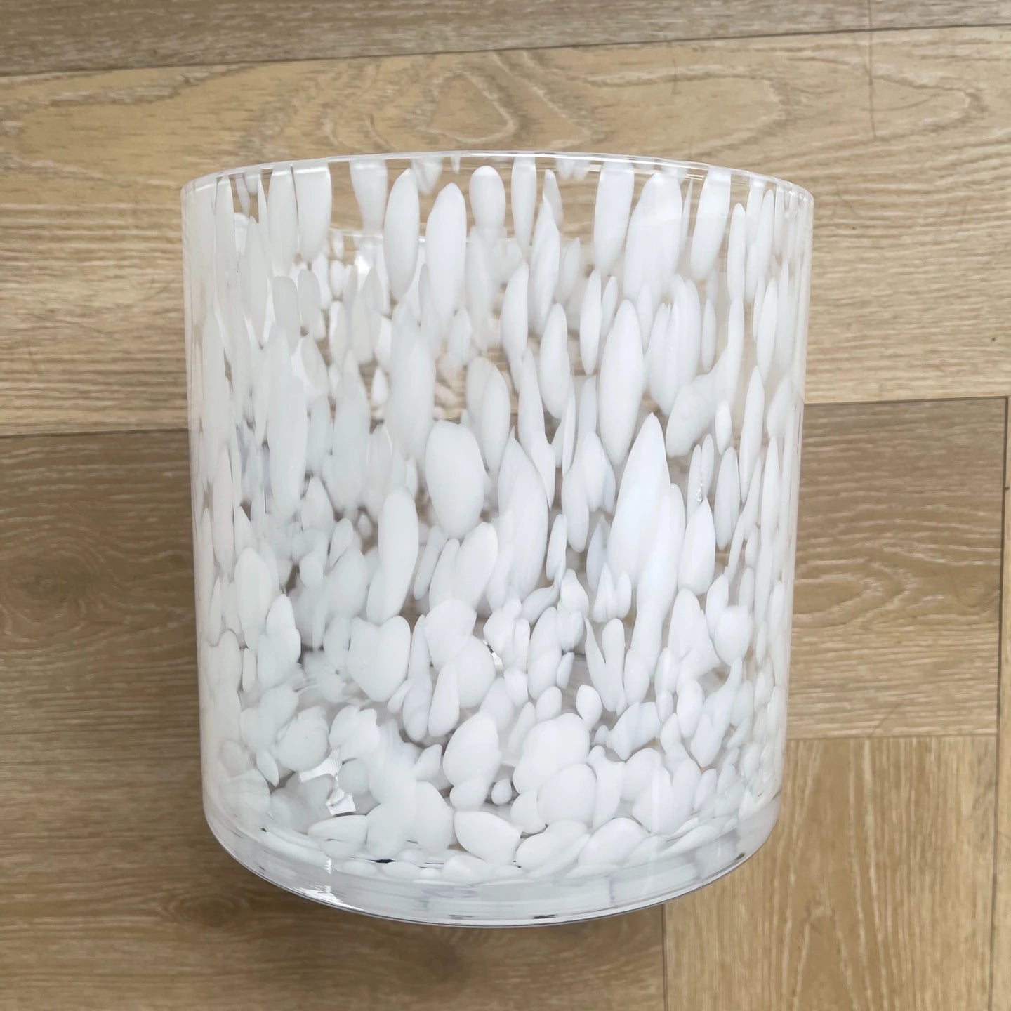 Theelicht spotted wit M