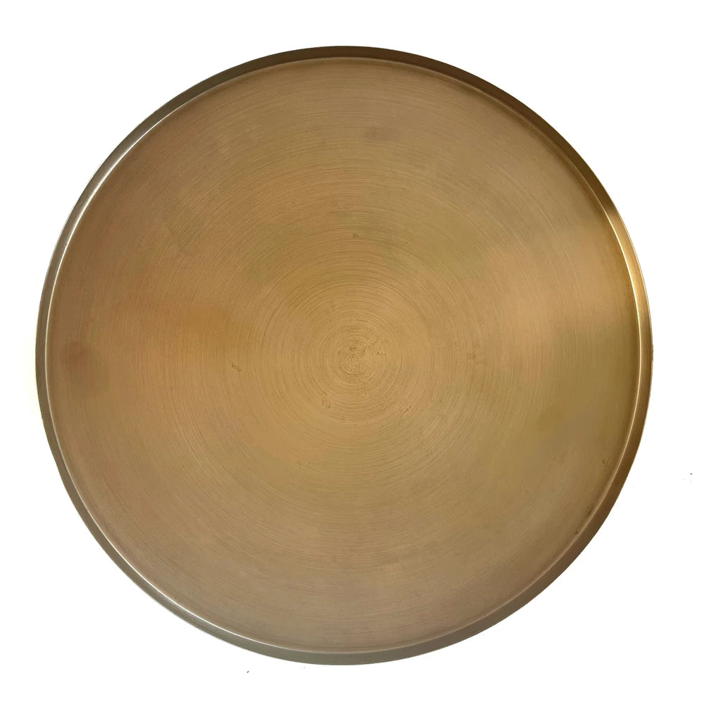 Dienblad rond goud